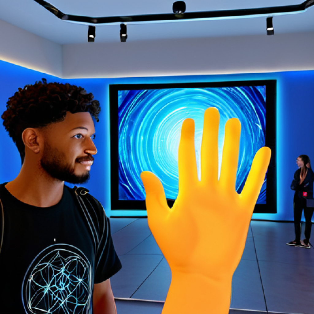 메타버스 내 경제 활동과 커뮤니티 참여 - Digital Art & NFTs**

"A brightly lit virtual art gallery in the Metaverse, featuring diverse NFT ar...