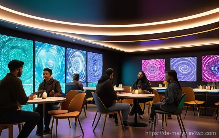 메타버스 커뮤니티와 사회적 가치 - Prompt 1: Immersive Metaverse Social Hub**