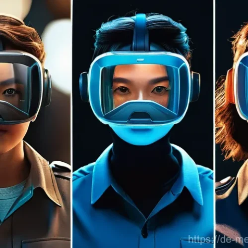 가상 현실에서의 피어 지원 네트워크 구축 - Here are three detailed image generation prompts in English, focusing on the themes of virtual reali...