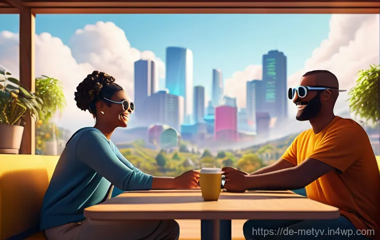 가상 현실에서의 피어 지원 네트워크 구축 - Prompt 1: The Embrace of Virtual Connection**